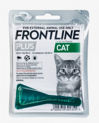 FRONTLINE PLUS  CAT (X1) Single  **ON SPECIAL** Product expiry date 04/2024