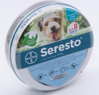 Seresto Flea and Tick Collar for Dogs <8kg
