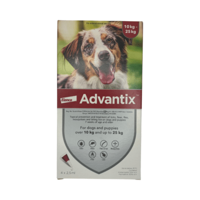 Advantix Spot-On Large Dog 10-25kg (Red)