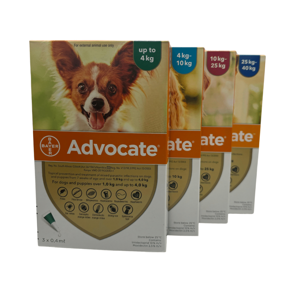 Advocate Spot-On for Small Dogs <4kg (3 Pipette's) Green