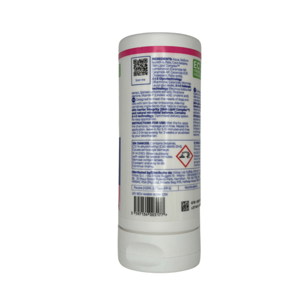 Allermyl Dermatological Shampoo for Cats and Dogs (250ml)