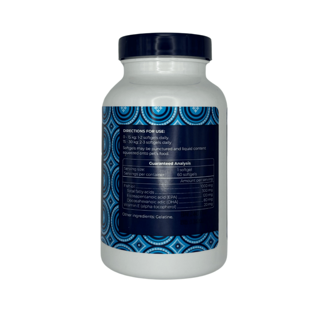 BioMega Fish Oil Concentrate for Dogs (60 Softgels)