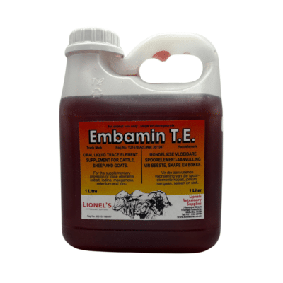 Embamin T.E. Oral Liquid Trace Element Supplement (1 Litre)