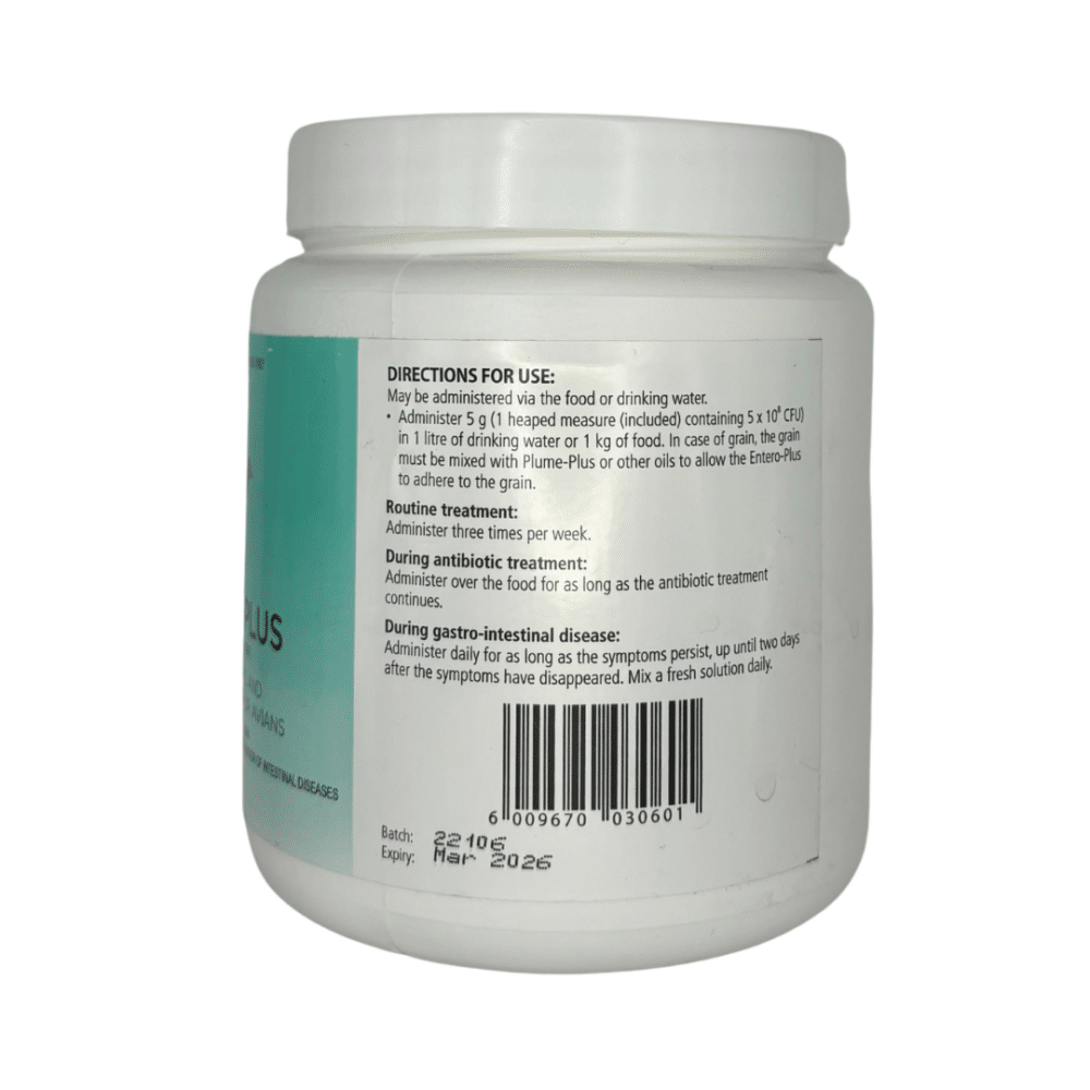 Entero-Plus Probiotic & Immunostimulant For Avians (500g)