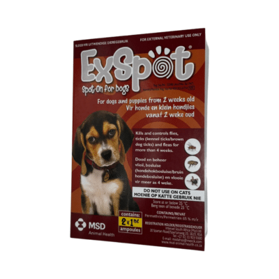 Exspot Spot-on for Dogs (2 x 1ml)