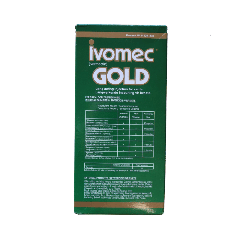 Ivomec Gold (Ivermectin) Injection (500ml)