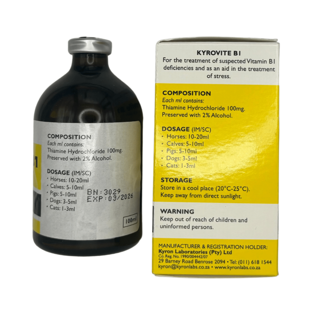 Kyrovite B1 Vitamin Injection (100ml)