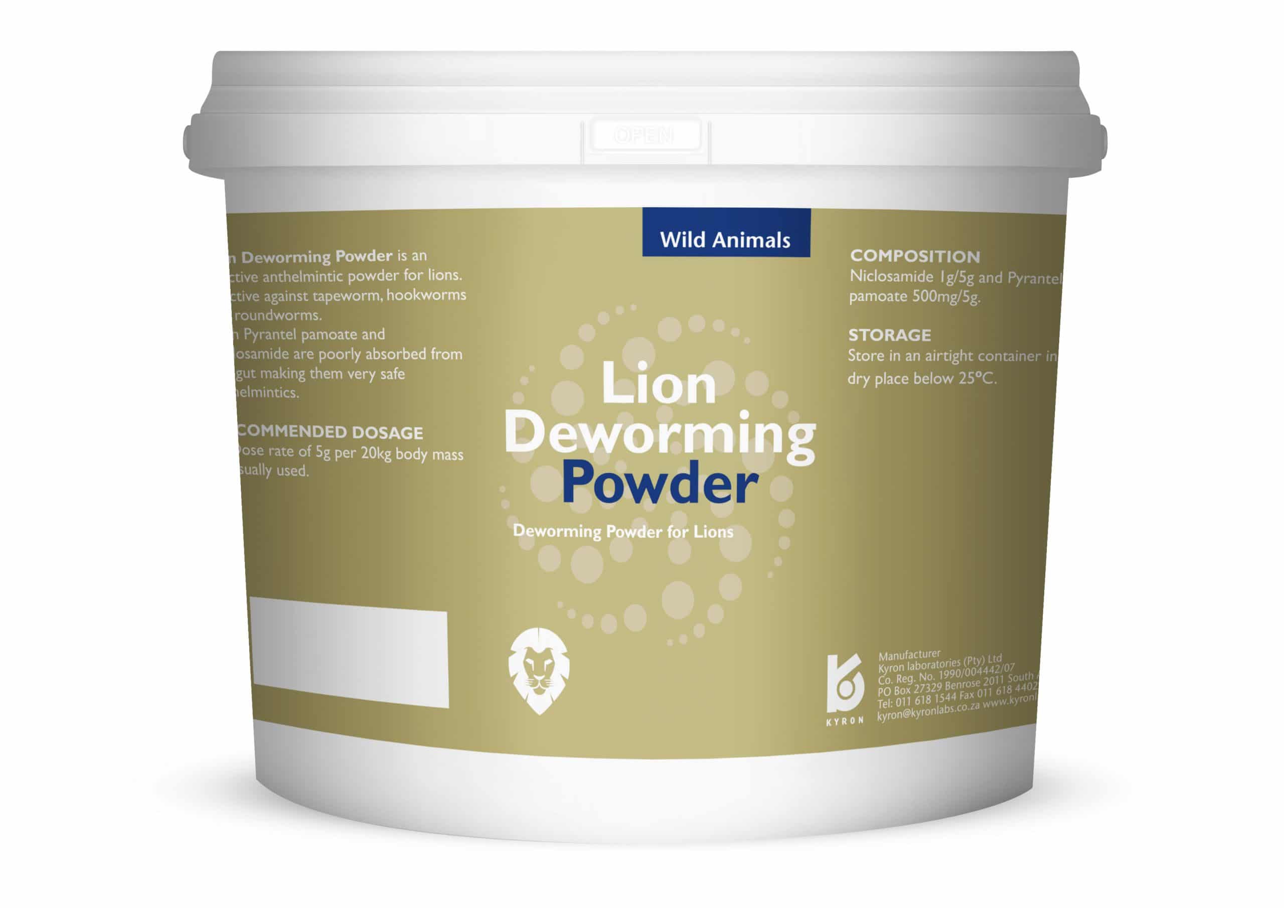 LION DEWORMING POWDER 250G Vet Products Online