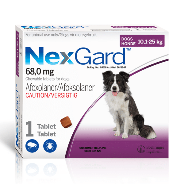 Nexgard 10.1-25kg Single Tablet