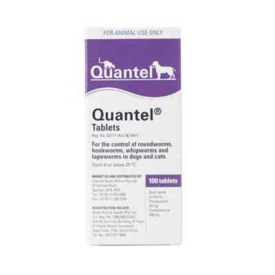 Quantel Dewormer for Dogs and Cats (100 Tablets)