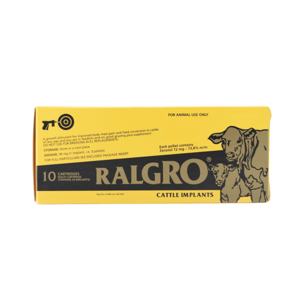Ralgro Cattle Implants (1 X 24 implants)