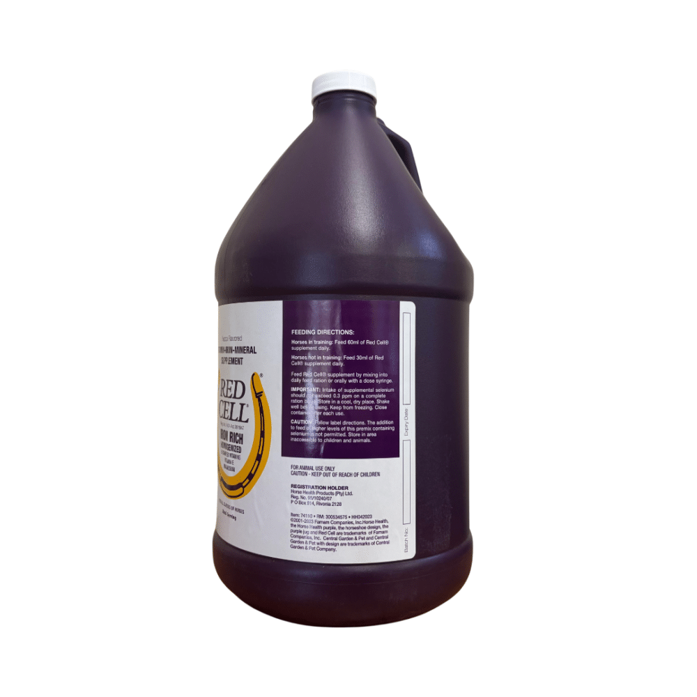 Red Cell Vitamin-Iron-Mineral Supplement for Horses (3.8 Litres)