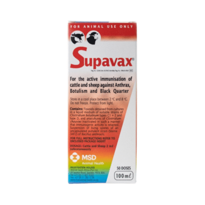 SUPAVAX 50D (BOT/QEVIL/ANTHRAX)
