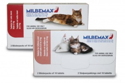MILBEMAX LARGE CAT >2KG(20) TASTY **ON SPECIAL** Product expiry date 03/2022