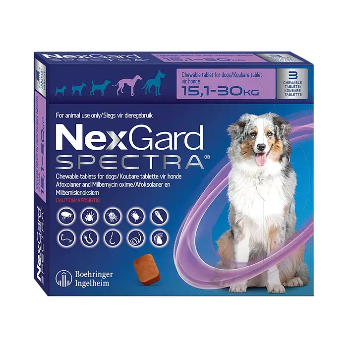 NEXGARD SPECTRA Purple 3 chews Large 15.1-30kg