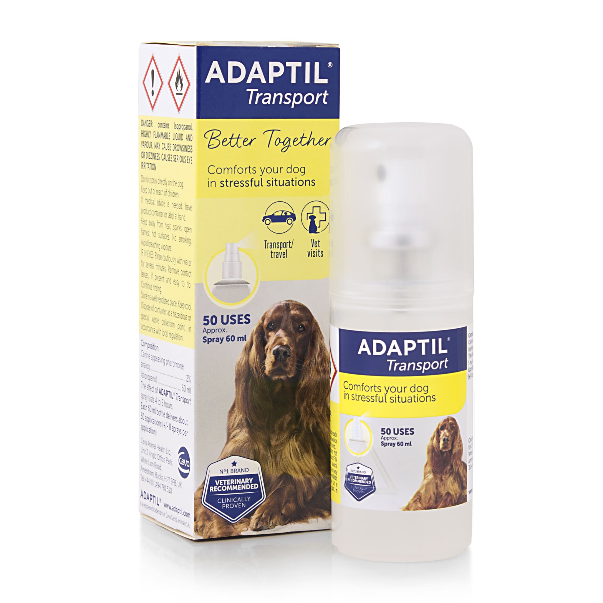 Adaptil transport hot sale spray 60 ml