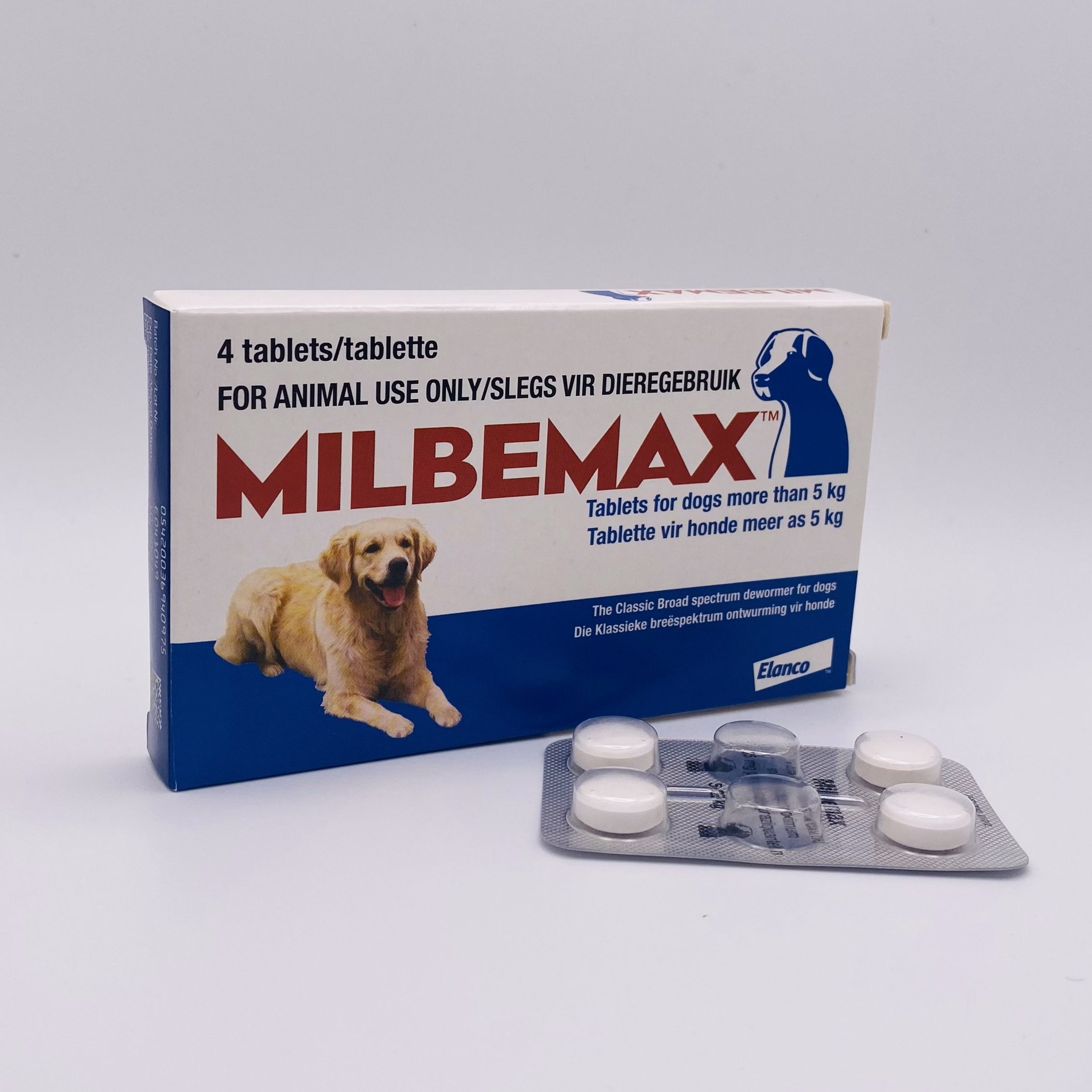 Milbemax Tablets for dogs more than 5kg (4 tablets)