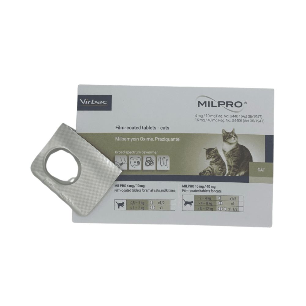 Milpro Cat Deworming Tablet (Single tablet)