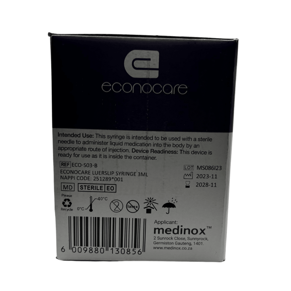 Luer Slip Syringe 2ml (Single)