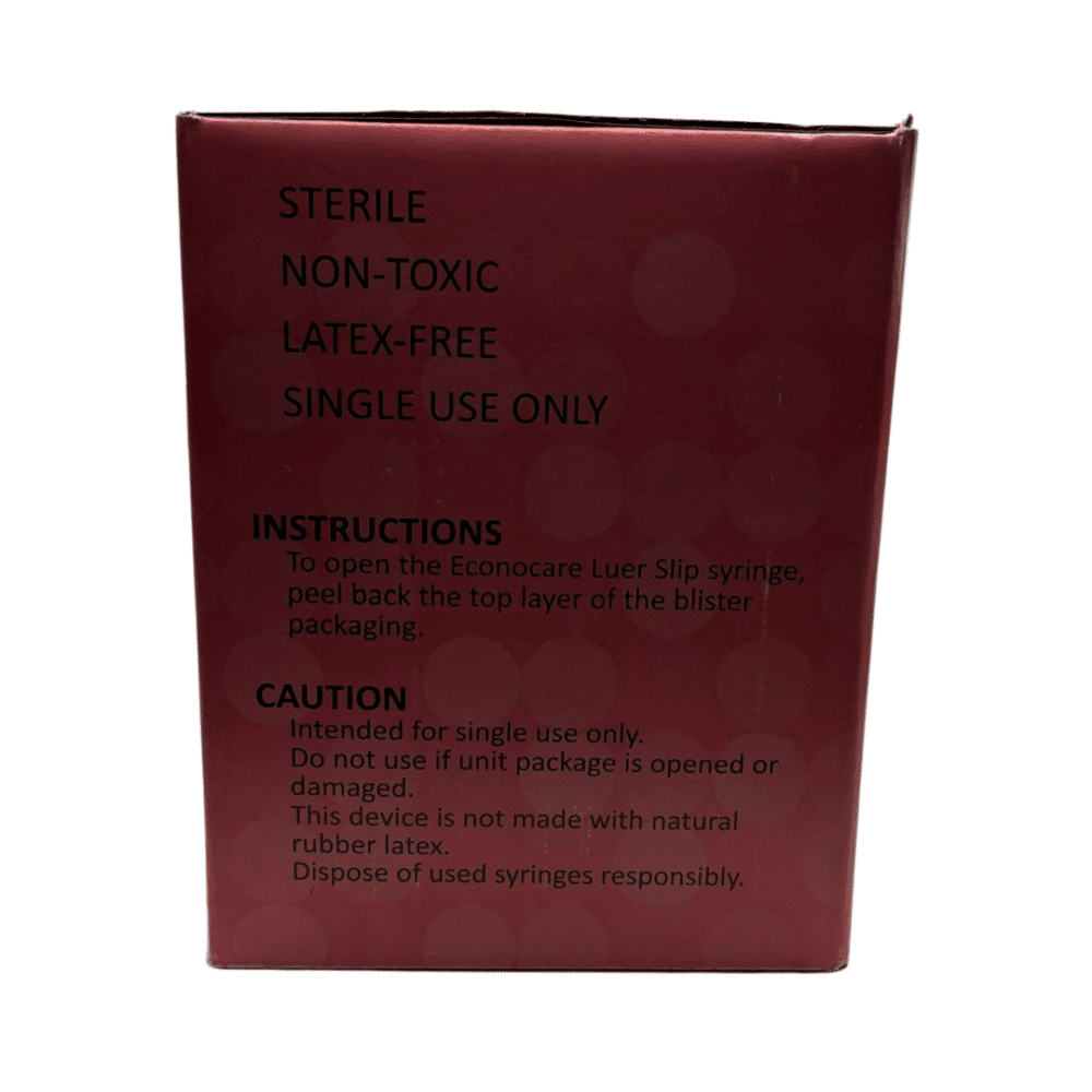 Luer Slip Syringe 2ml (Single)