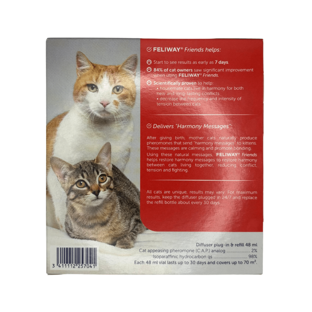 Feliway Friends Home Diffuser and Refill Starter Kit
