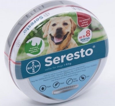 Seresto Flea and Tick Collar for Dogs >8kg (Red)