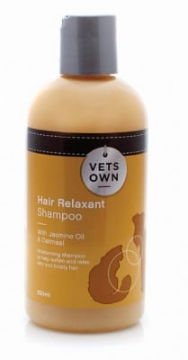 VETS OWN HAIR RELAXANT SHAMPOO with Jasmine Oil & Oatmeal 250mls