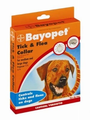 BAYOPET TICK & FLEA COLLAR M/L DOG