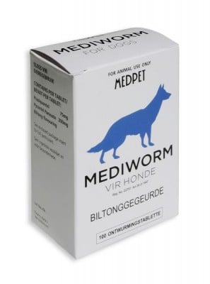 MEDIWORM MEDIUM DOGS 100'S