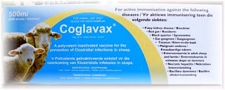COGLAVAX 500ML (Sheep 250D)(Cattle 125D)