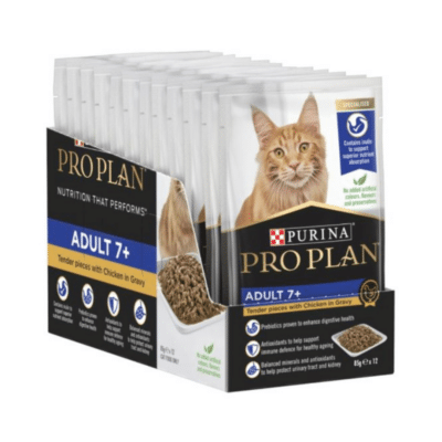 Purina Pro Plan Adult 7+ with Chicken Wet Cat Food 12 x 85g