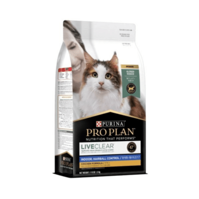 Purina Pro Plan LIVECLEAR Adult Indoor & Hairball Control Cat Food 1.5kg