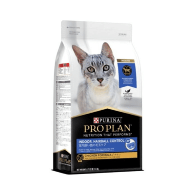 Purina Pro Plan Adult Indoor & Hairball Control Cat Food 1.5kg