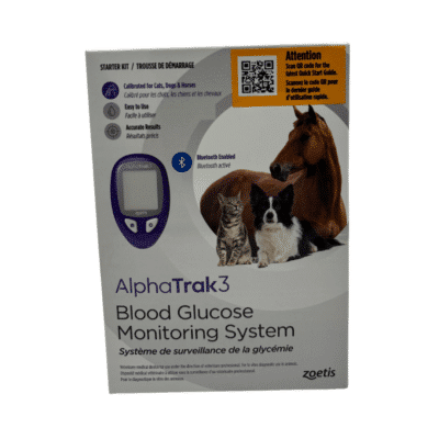 AlphaTrak 3 Blood Glucose Monitoring System - Starter Kit for Dogs, Cats and Horses