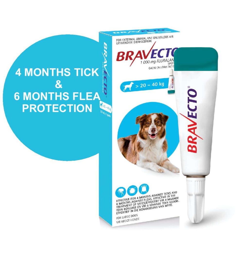 BRAVECTO SPOT-ON DOG Large Blue 20 - 40kg