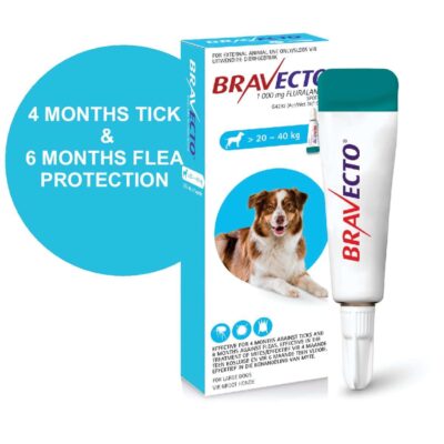 BRAVECTO SPOT-ON DOG Large Blue 20 - 40kg