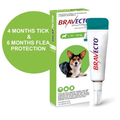 BRAVECTO SPOT-ON DOG Medium Green 10-20kg