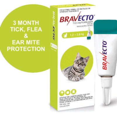 BRAVECTO SPOT-ON CAT Small Lime Green 1.2 - 2.8kg