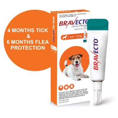 BRAVECTO SPOT-ON DOG Small Orange 4.5-10kg