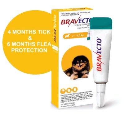 BRAVECTO SPOT-ON DOG Toy Yellow 2-4.5kg
