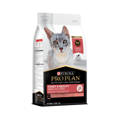 Purina Pro Plan Adult Fussy & Beauty Salmon Dry Cat Food 1.5kg