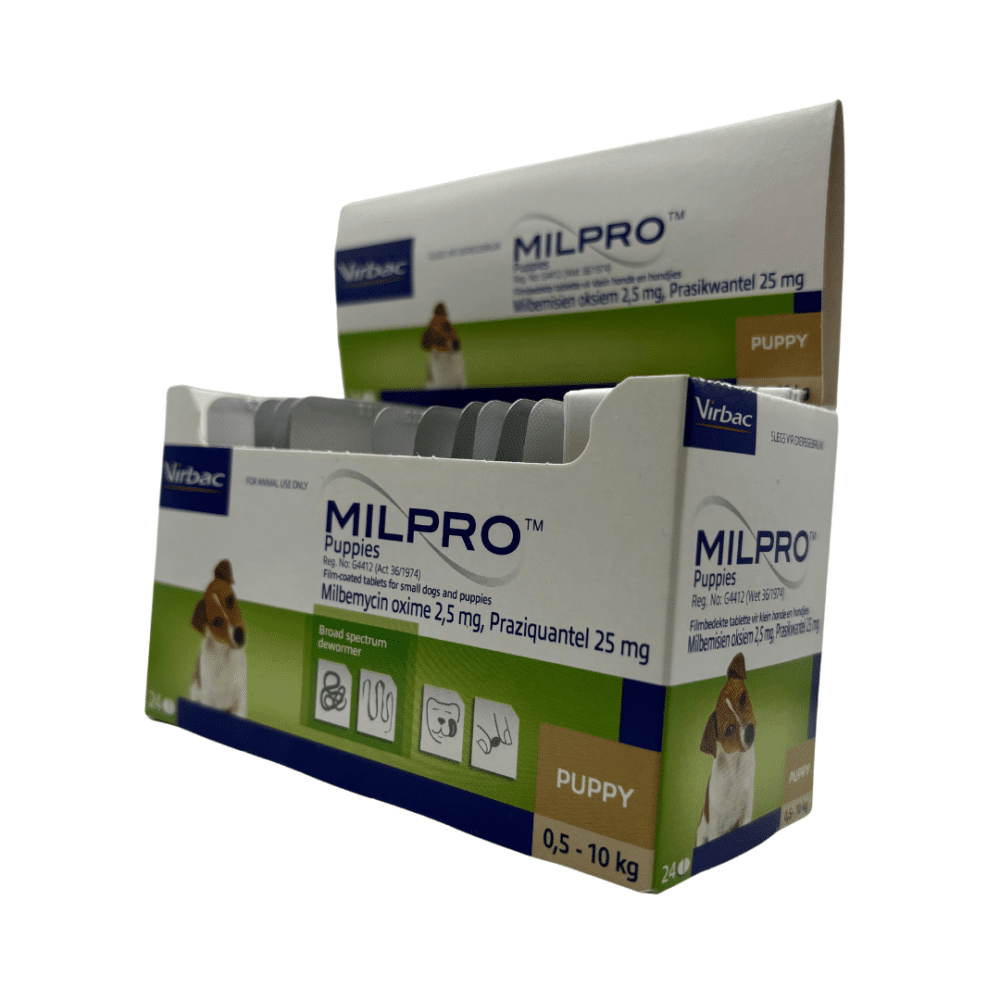 Milpro Puppy Deworming Tablets 24 Tablets Vet Products Online