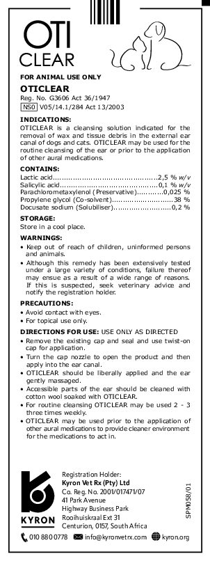 Oticlear Ear Cleansing Solution (125ml)
