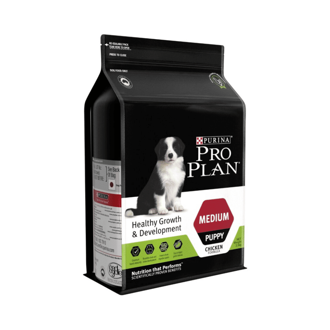Purina Pro Plan Medium Breed Puppy Food 2.5kg - Chicken Formula Purina Pro Plan Medium Breed Puppy Food 2.5kg - Chicken Formula