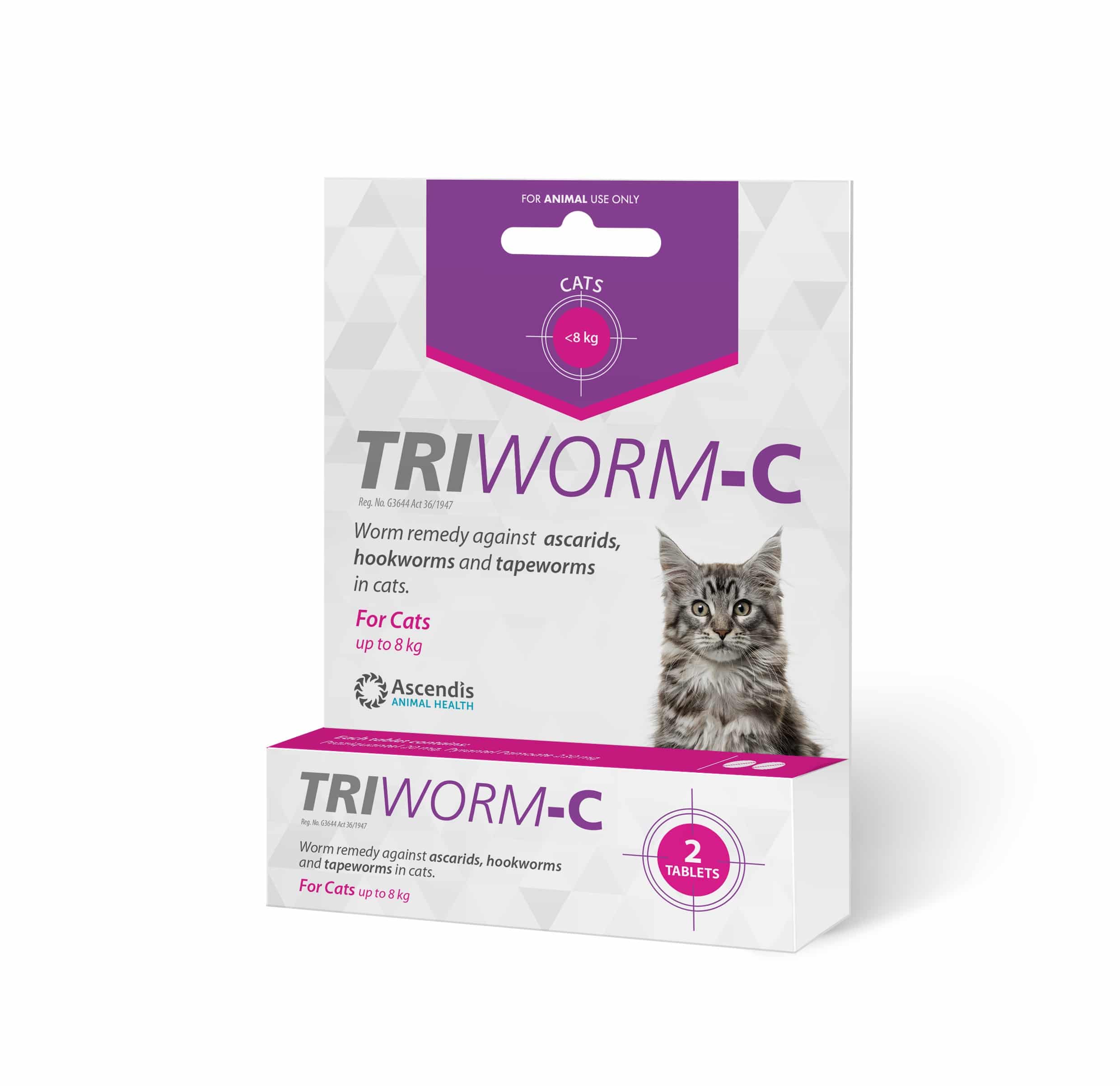 TRIWORM-C One Treatment <8KG
