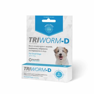 TRIWORM -D Small 0.5>10kg One Treatment