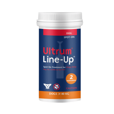 Ultrum Line-up Tick and Flea Spot-On 40kg+ (2 Applications) (Orange)