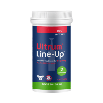 Ultrum Line-up Tick and Flea Spot-On 10-20kg (2 Applications) (Green)