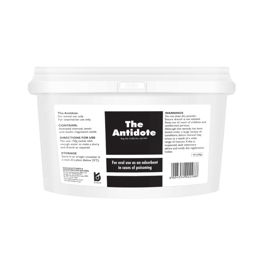 The Antidote (10 x 150g) Poison Absorbent Powder