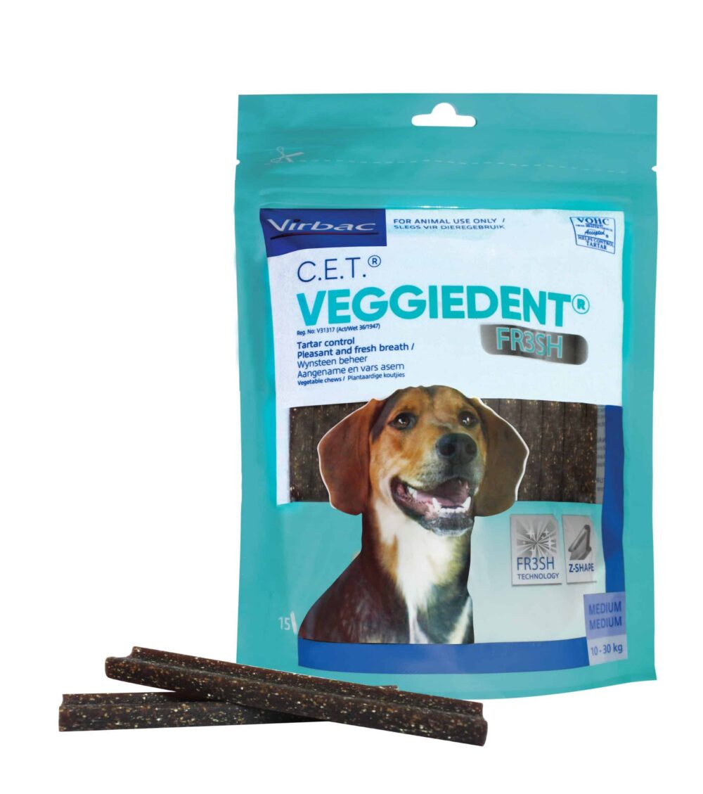 Veggiedent Fresh Dental Chews for Dogs - Medium (15)